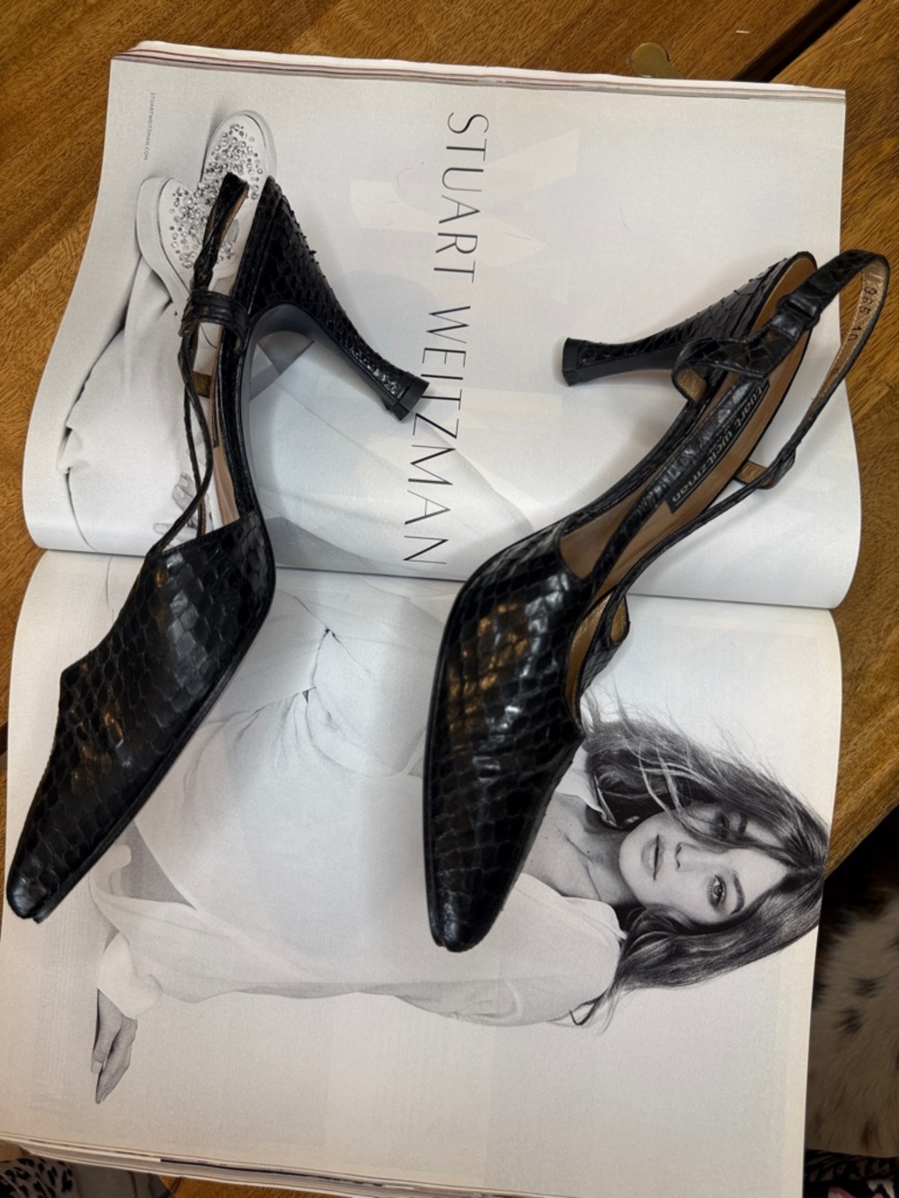 Stuart Weitzman Pointed-Toe Heels - Picture 7 of 13